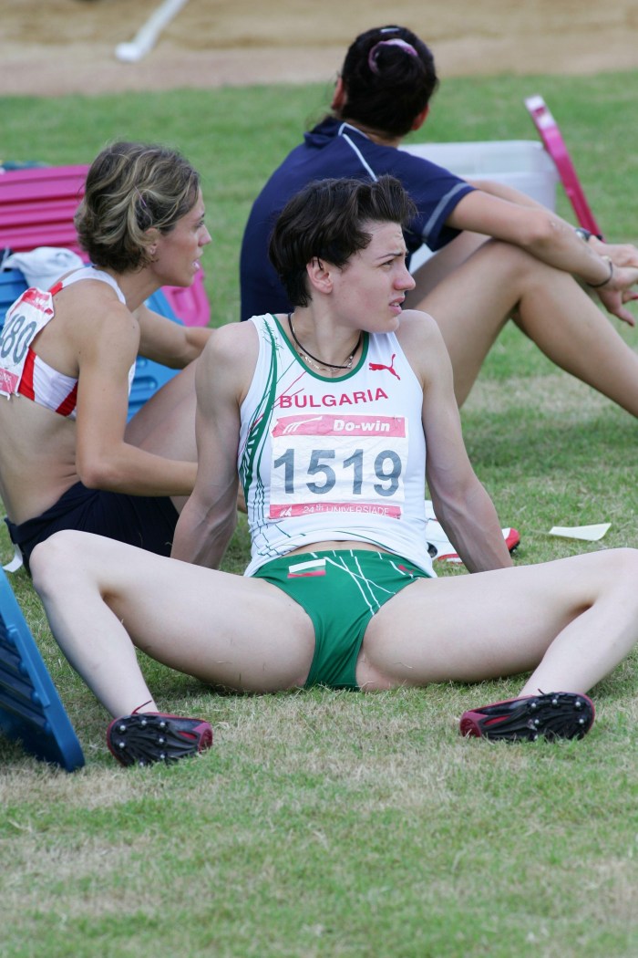 Athletes in awkward situations