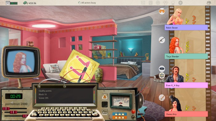 Simulator of a naked woman