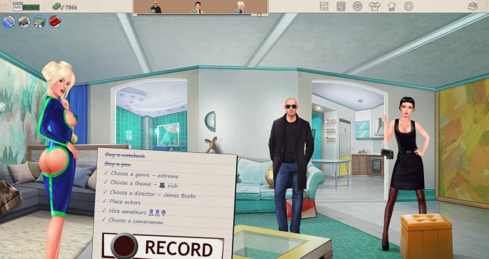 Hacking the game Porno Studio Tycoon