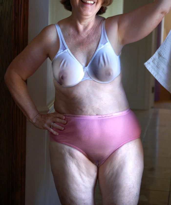 Sexy Granny Panty Ass on a bottle