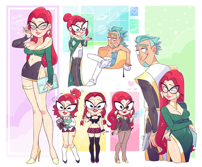 Evaroze Art Rick and Morty