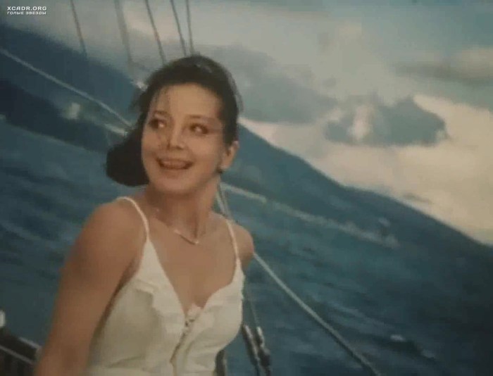 Naked Galina in nature