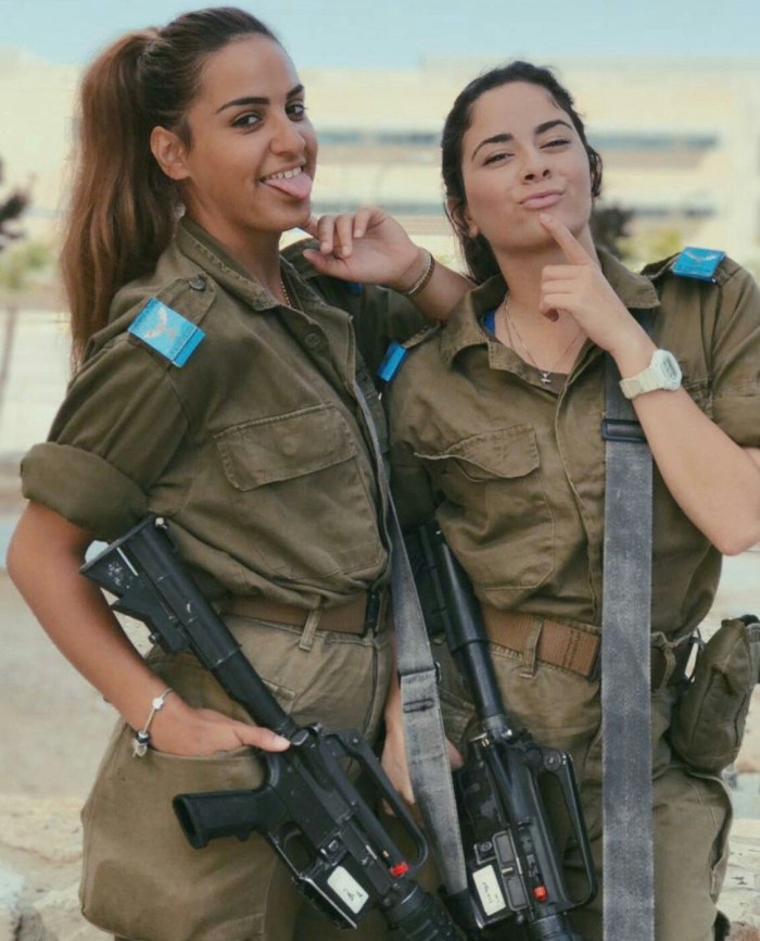 Naked soldiers of the Israeli army