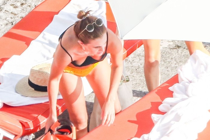 Emma Watson on the beach 2022