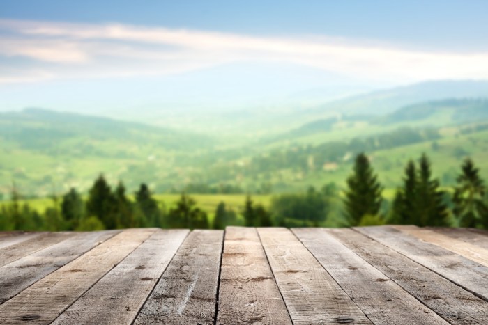 Wooden table background