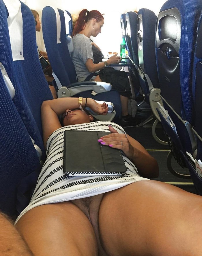 Teen flashing no panties amateur