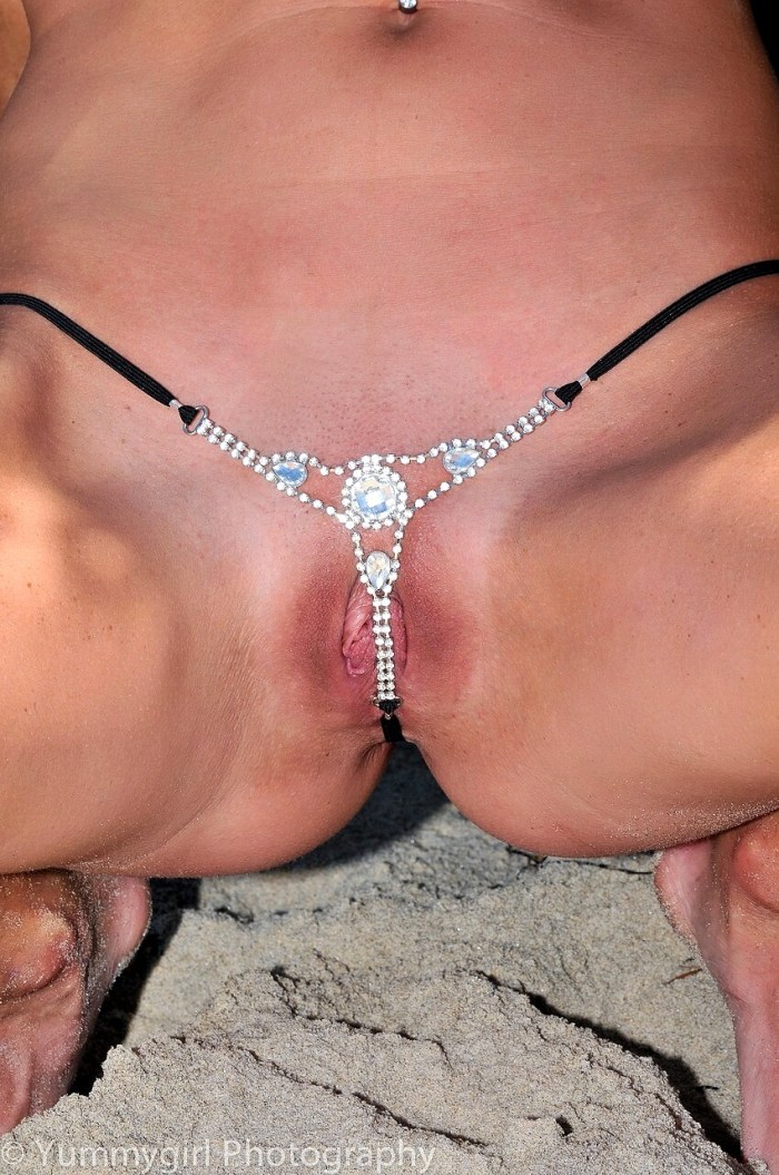 Pussies in transparent panties