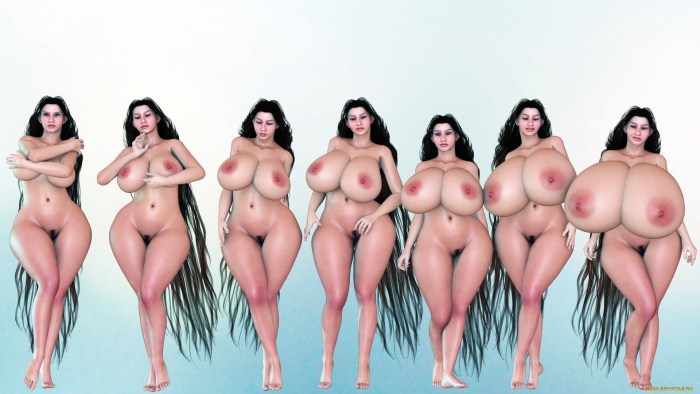 Naked women with huge tits
