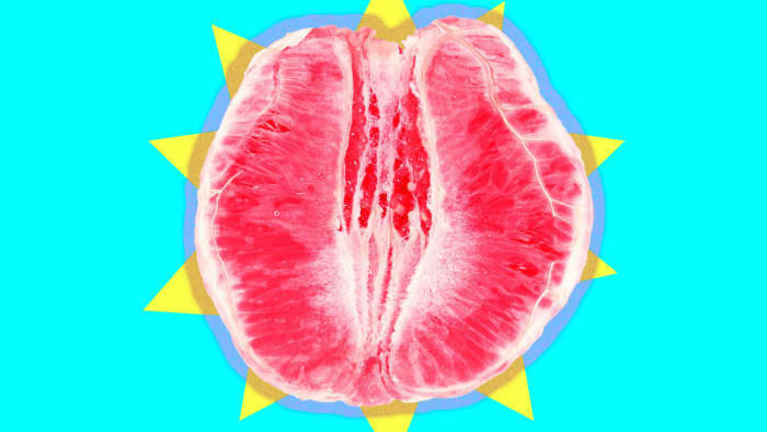 Vaginal narrowing fruit grapefruit