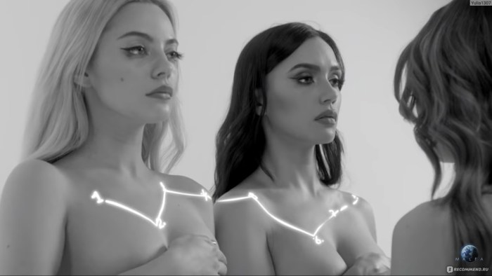 Girl in a jump in a swimsuit