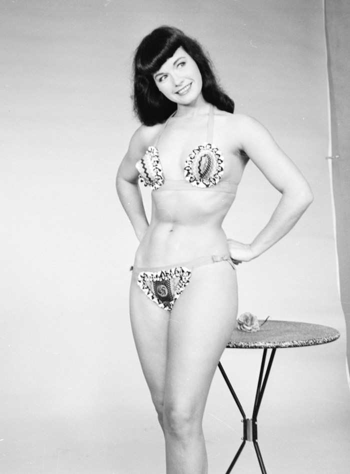 Betty Page in a swimsuit