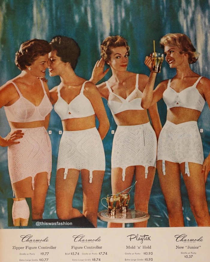 Fat girl in front of the mirror