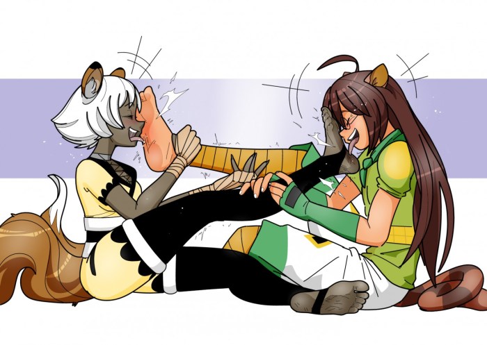 Talling the legs of Furri