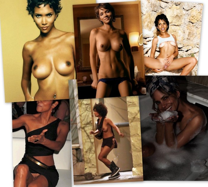 Actress Halli Berry Tits