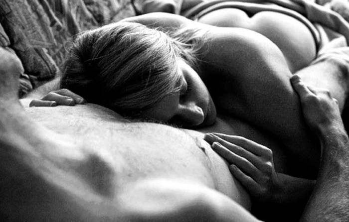 Erotic hugs in the morning