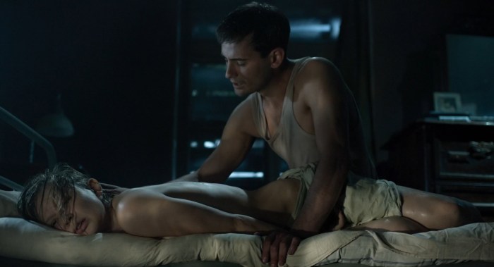 Elizabeth Olsen in underwear