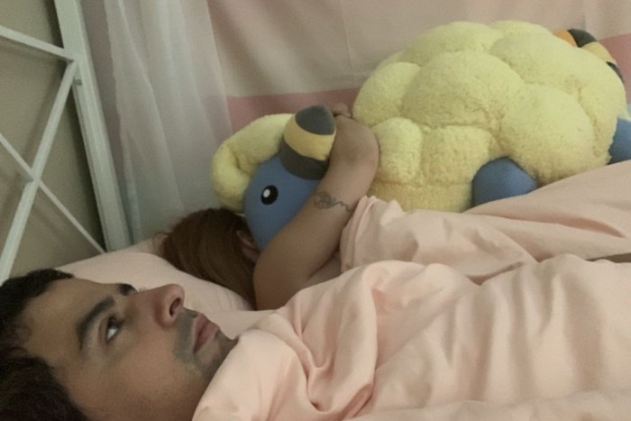 I am my girlfriend and her plush toy