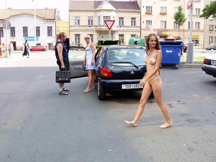 Public fuck on the street
