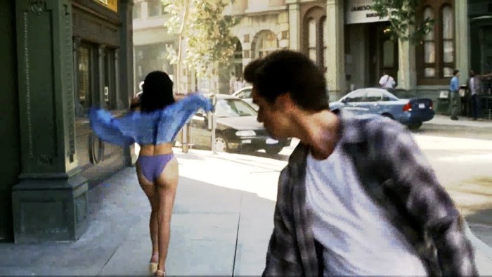 Bruce Almighty film 2003 Bruce on the street