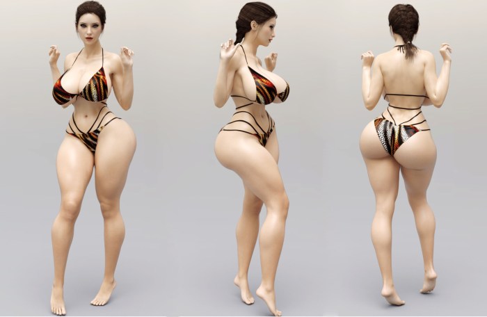 Non -standard female figures