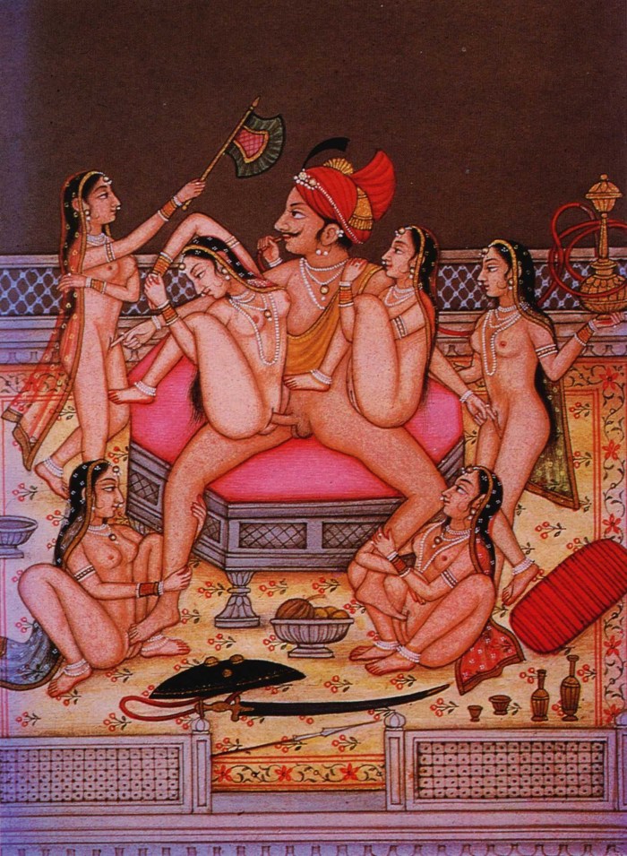 Indian erotic miniatures