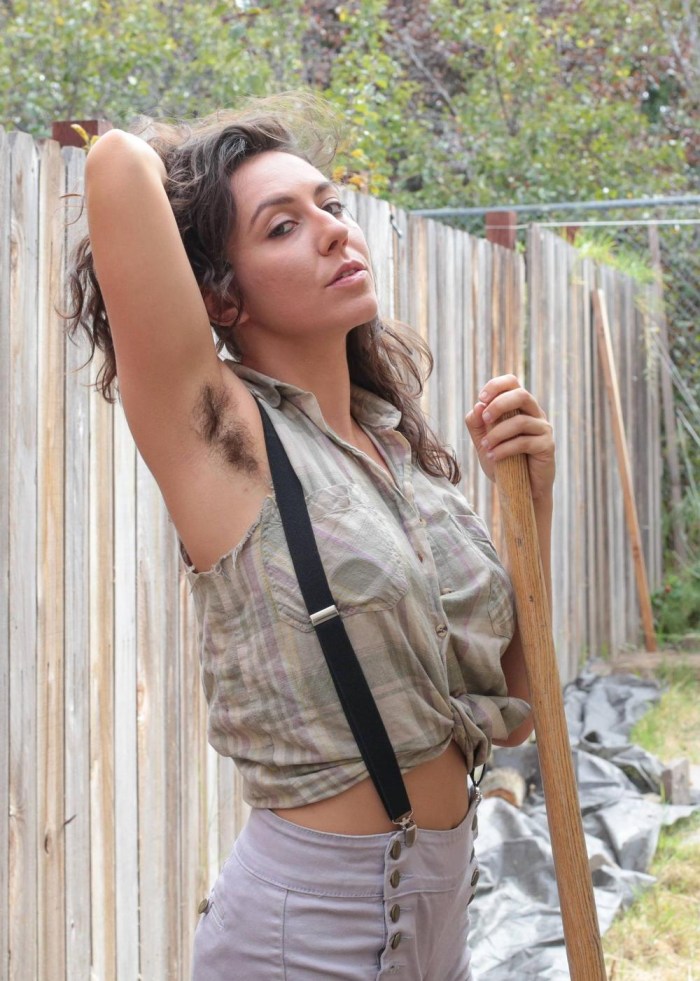 Hippy hairy armpits