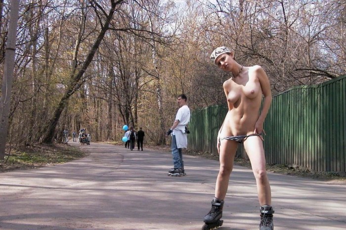 Naked, curious athletes