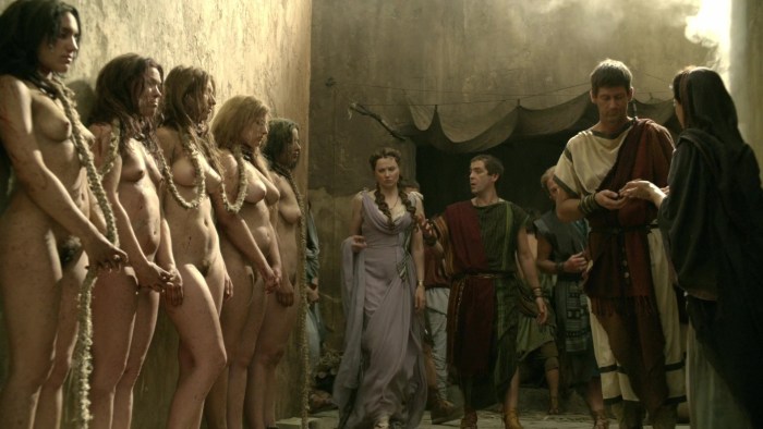 Torture of naked women in films