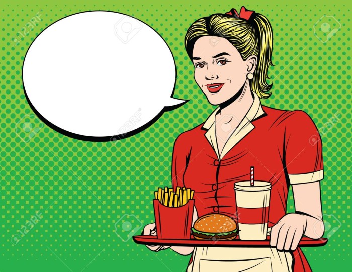 Waitress Vector