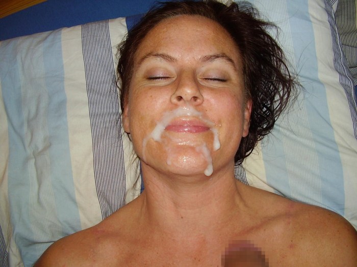 Adult women in sperm. Homemade