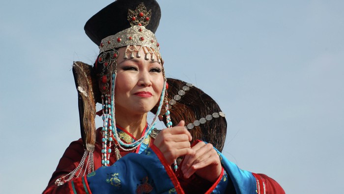 Buryat national costume of Khorinsky Buryats