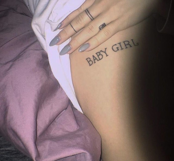 Girl with Baby tattoo