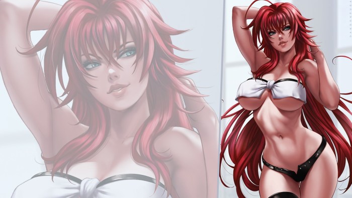 A man and feminine in bed