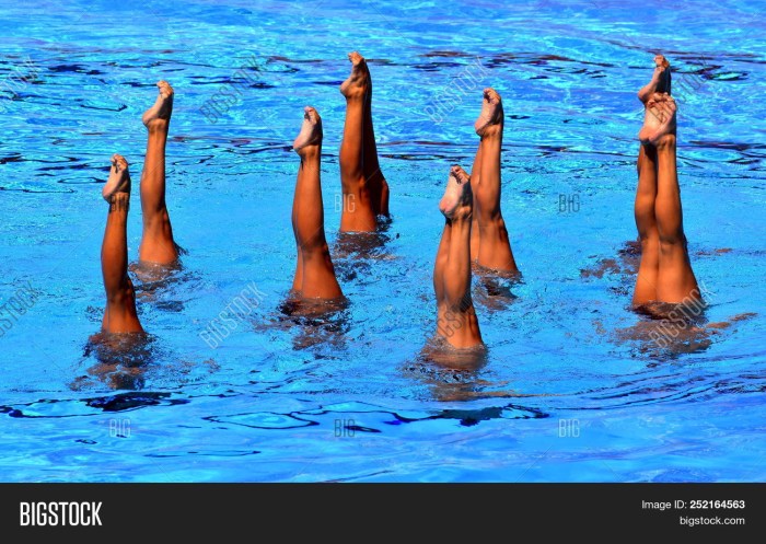 Synchronizers legs from water