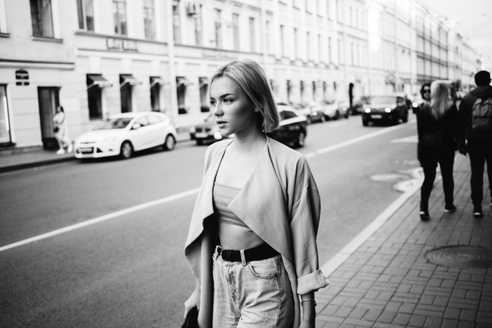 Alina Olesheva Selfie from above