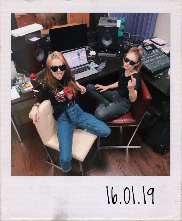 Alina Olesheva in childhood