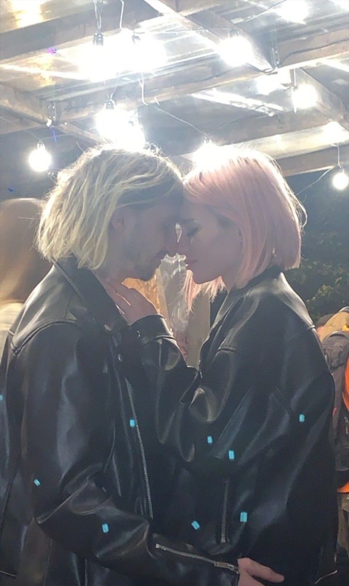 Zhenya Milkovsky and Alina Olesheva