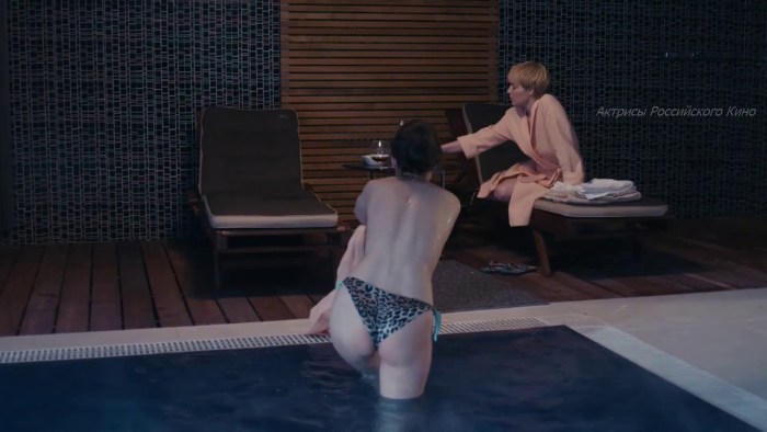 Irina Vilkova in a swimsuit