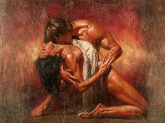 Painting love and passion
