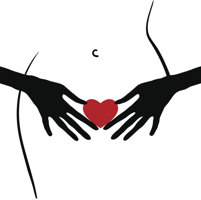 Erotic heart sticker