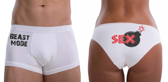 Women's hand in men's pants