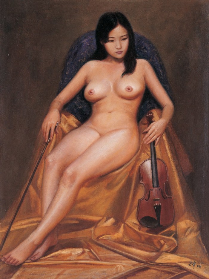 Modern Chinese painting nude