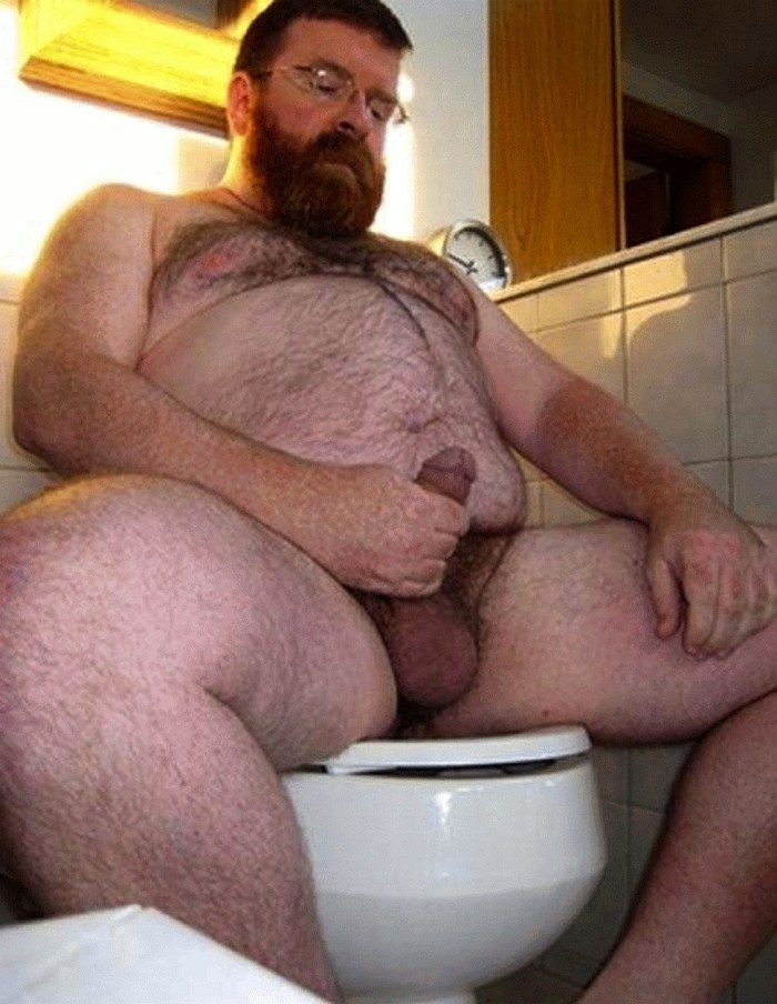 A mature man with a huge member