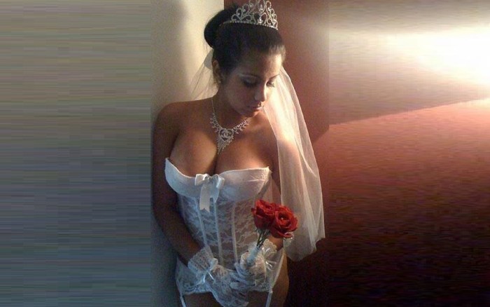 Nicole Jordan wedding night