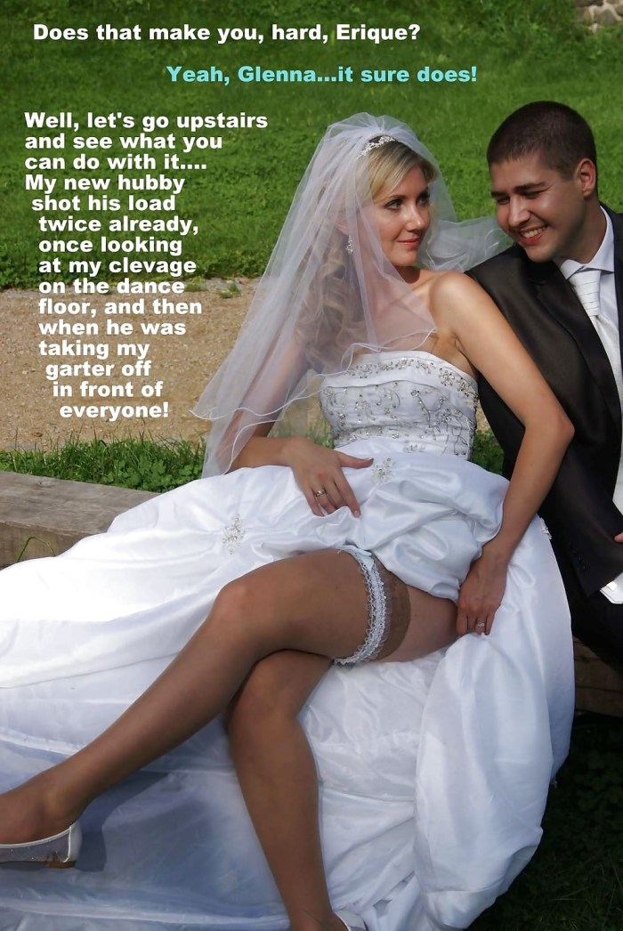 Brides show their charms