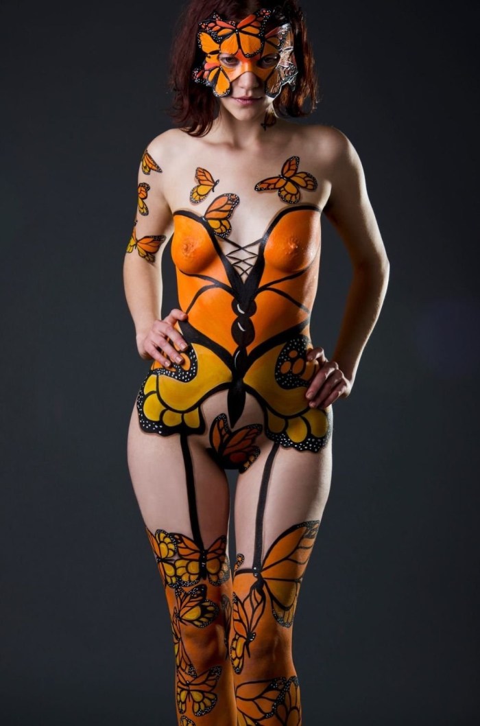 Tattoo on the female body erotic