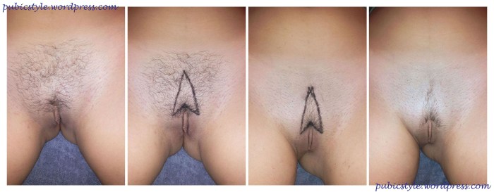 Girl in the shower shaves a pussy