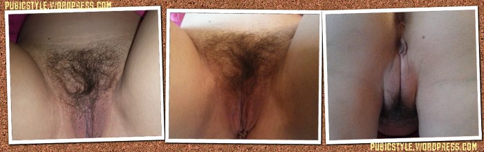 Girl shaves hairy pussy