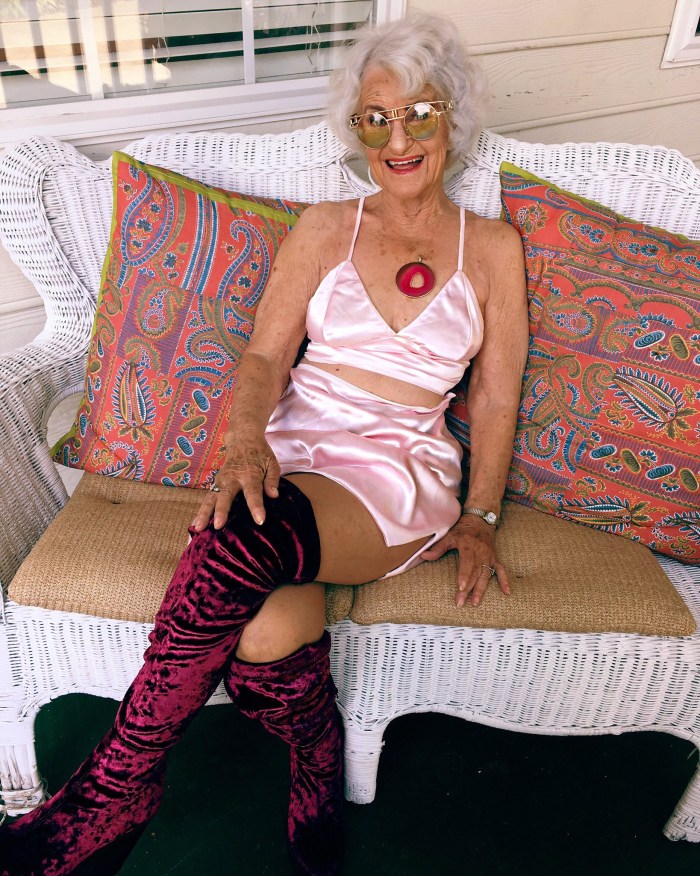 Old women with big breasts