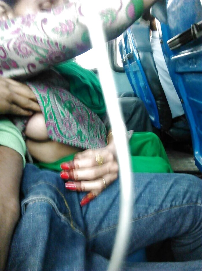 Fuck in public transport hijab